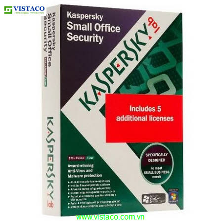 Phần Mềm Kaspersky Small Office Security (  1server+10pc)